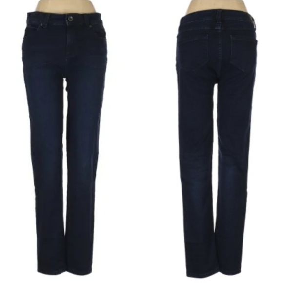 ECRU Darkwashed Straight Leg Demin Jean 27 - Picture 1 of 10